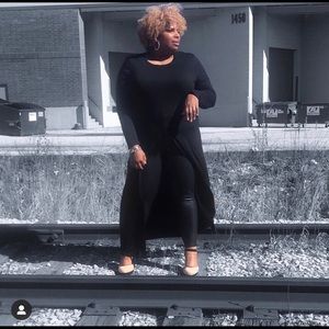 Jersey ankle length top